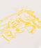 T-shirt a maniche corte in cotone con stampa bambino bianco MARSHMALLOW/ ORGE