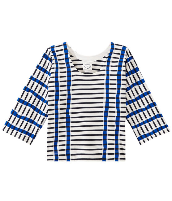 Mariniere Kimono bianco MARSHMALLOW/blu SMOKING