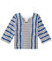 Mariniere Kimono bianco MARSHMALLOW/blu SMOKING
