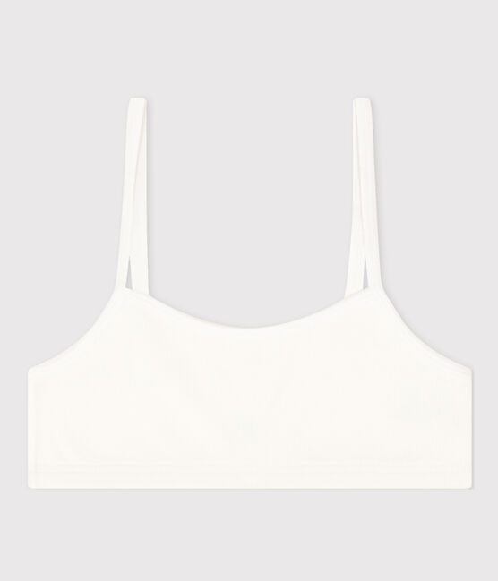 Brassière donna in cotone elastam bianco MARSHMALLOW