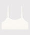 Brassière donna in cotone elastam bianco MARSHMALLOW