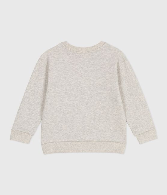 Felpa in cotone bambino unisex grigio BELUGA CHINE