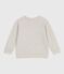 Felpa in cotone bambino unisex grigio BELUGA CHINE