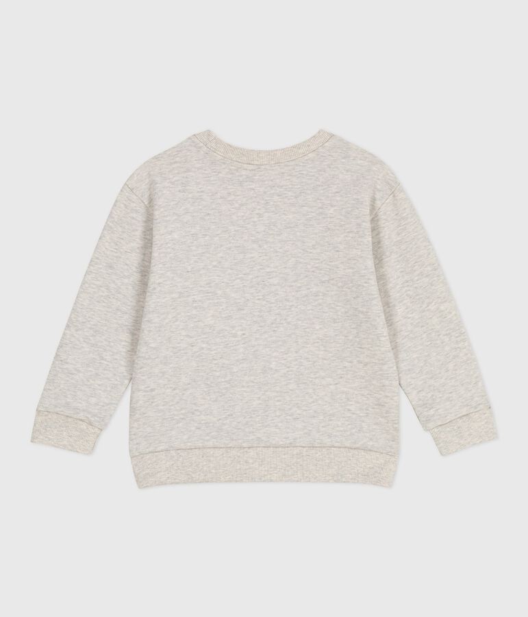 Felpa in cotone bambino unisex grigio