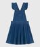 Abito salopette in denim bambina blu DENIM MOYEN