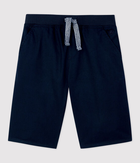 Bermuda in serge di cotone bambino blu SMOKING