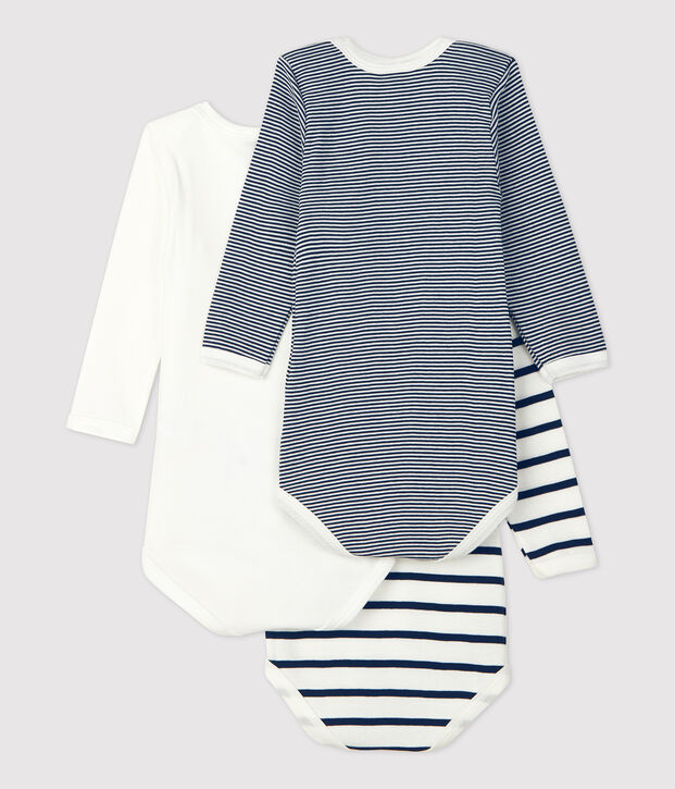 Confezione da 3 body a manica lunga beb&egrave; multicolore