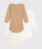 Set di 3 body a maniche lunghe in cotone a pulcini neonato variante 1