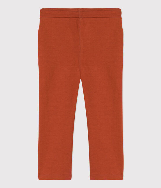 Pantaloni in cotone bambina marrone RUSTY