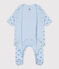 Bodyjama in tubique con balena neonato blu TOUDOU/ ALASKA