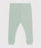 Leggings in cotone per bebè verde HERBIER