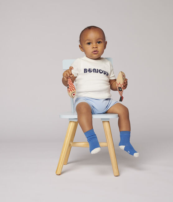 T-shirt in cotone bebè. bianco MARSHMALLOW