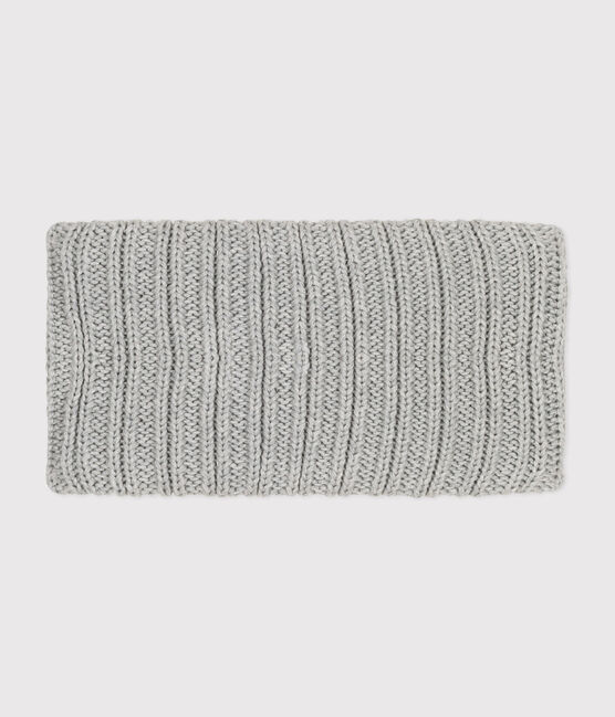 Snood in maglia foderata in pile neonato grigio CHATON CHINE