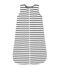 Sacco nanna reversibile bebè a costine beige COQUILLE/blu ABYSSE