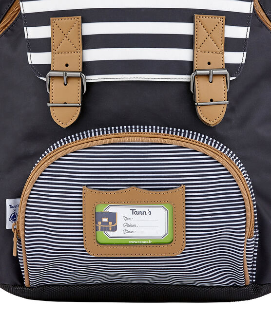 Cartella per bambini Petit Bateau x Tann's blu SMOKING/marrone BRINDILLE/ MARSHMALLOW