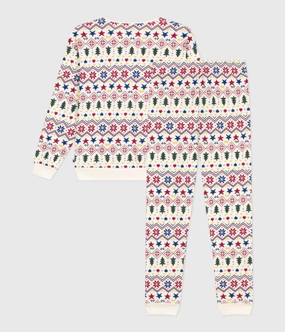 Pigiama donna in cotone con stampa natalizia MILK/ MULTICO
