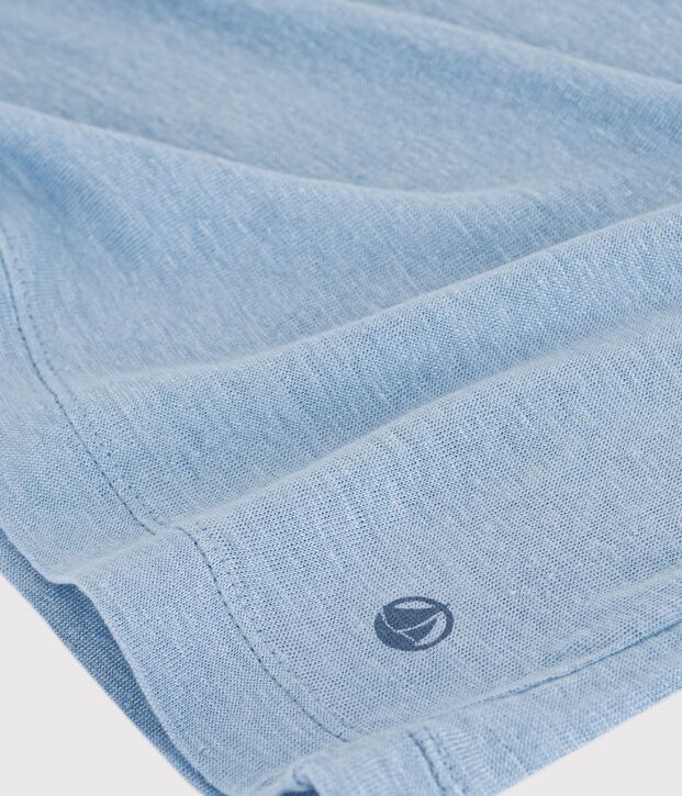 T-shirt da donna in lino a maniche corte FLO