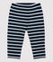 Pantaloni in cotone bebè. blu SMOKING/ MARSHMALLOW ARGENT BRILLANT