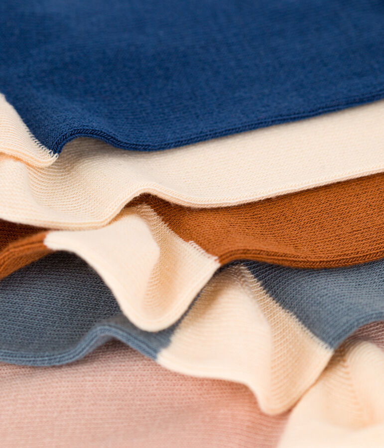 Confezione da 5 paia di calzini bambina multicolore