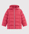 Piumino bambina rosa POPPY