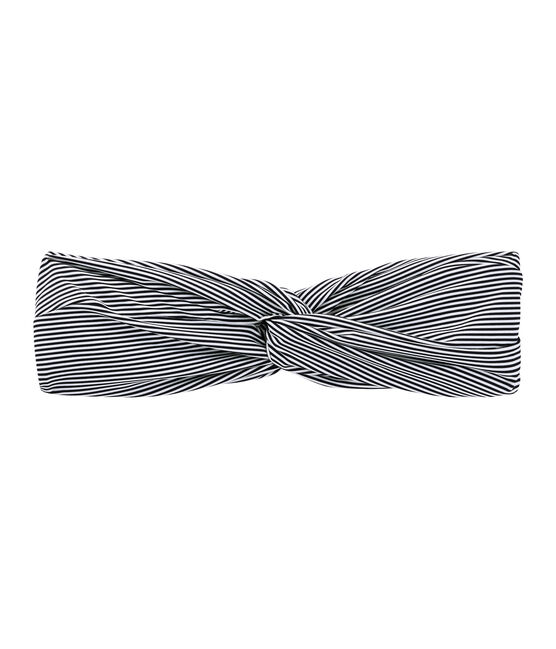Fascia donna blu SMOKING/bianco MARSHMALLOW