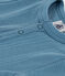 Body a manica corta scollo serafino in cotone bebè blu LAVIS