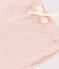 Pantaloni in tessuto felpato per beb&egrave; rosa