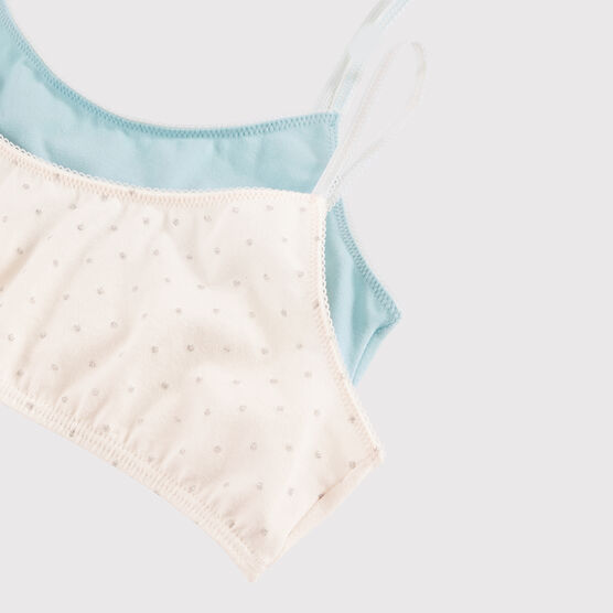 Confezione da 2 brassière glitterate ragazza variante 1