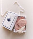 Set regalo con pagliaccetto e collant in maglia neonata