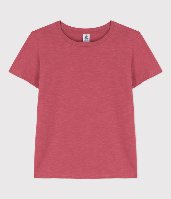 T-shirt LE DROIT girocollo in cotone donna rosa PAPI