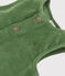 Tutina in velluto neonato verde PALMERAIE