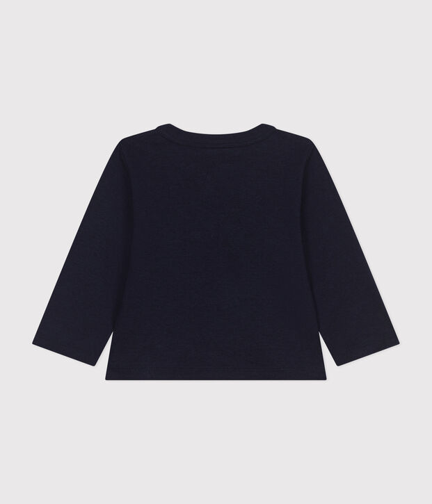 Cardigan in cotone neonato blu