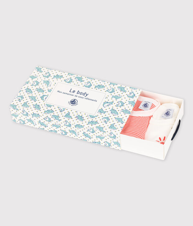 Lotto di 5 body senza maniche beb&egrave; maschio multicolore