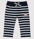 Pantalone a righe marinare bebè maschietto