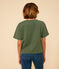 T-shirt LE BOXY in cotone donna verde CROCO
