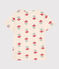 T-shirt LE DROIT girocollo in cotone Donna bianco AVALANCHE/ MULTICO