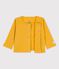 Cardigan per bebè in cotone e Lyocell giallo OCRE