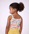 Set di canotte in cotone a fiori bambina multicolore