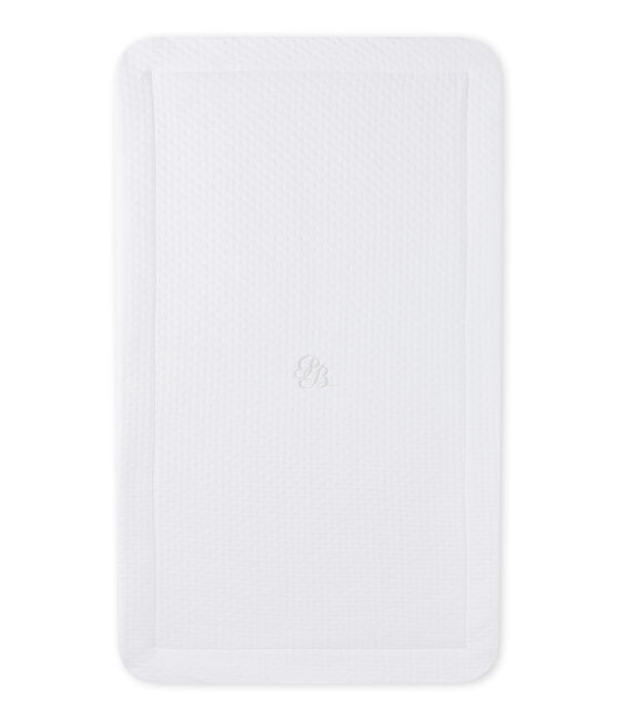 Copertina per bebé unisex bi-matière bianco ECUME