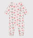Pigiama in cotone a fiori neonato