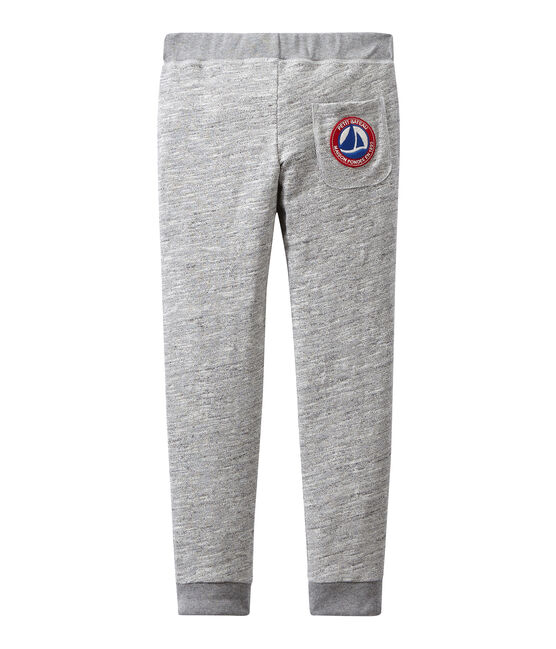 Pantalone bambino in jersey pesante grigio Gris