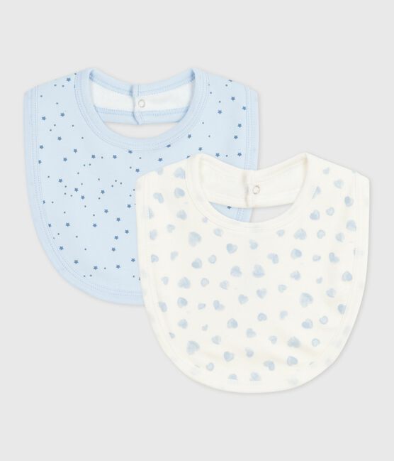 Set di bavaglini in cotone con stampa neonato variante 1