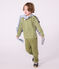 Marinière in cotone bambina verde CEDAR/ MILK