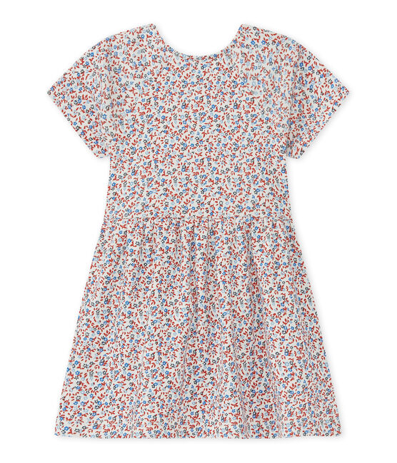 Abito bebé bambina stampato bianco MARSHMALLOW/rosso TERKUIT/ MULTICO
