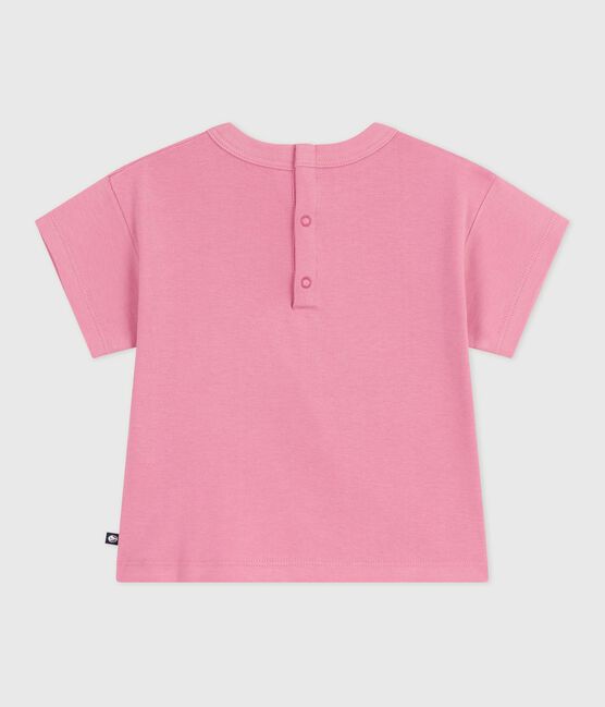 T-shirt a maniche lunghe in cotone con gatton stampato neonata BOUDOIR