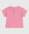 T-shirt a maniche lunghe in cotone con gatton stampato neonata BOUDOIR