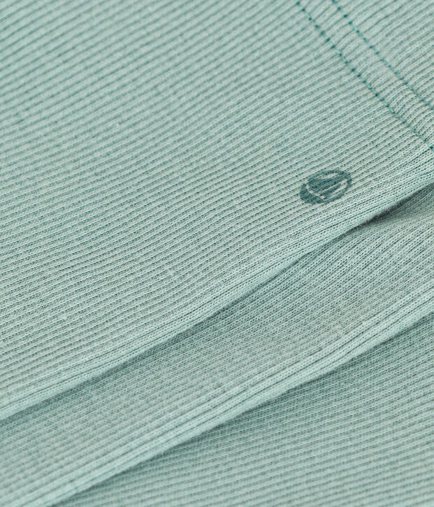 Leggings in cotone per beb&egrave; verde
