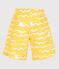 Shorts da mare bambino con stampa giallo ORGE/bianco MARSHMALLOW