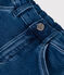 Pantaloni in denim ed elastan neonato blu BLEU DELAVE
