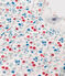 T-shirt a maniche corte in cotone a fiori bambina bianco MARSHMALLOW/bianco MULTICO